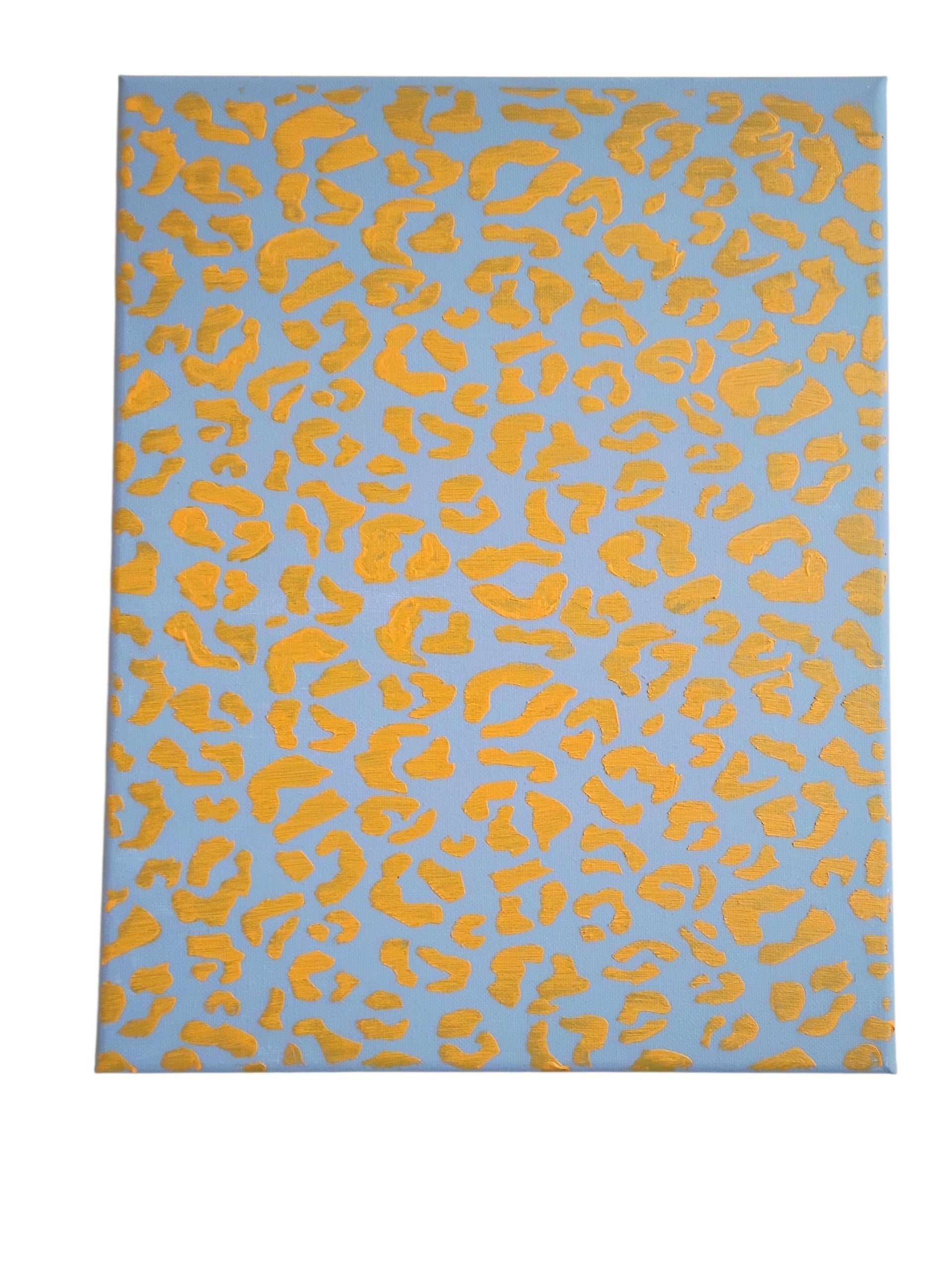 Golden Leopard Canvas Painting