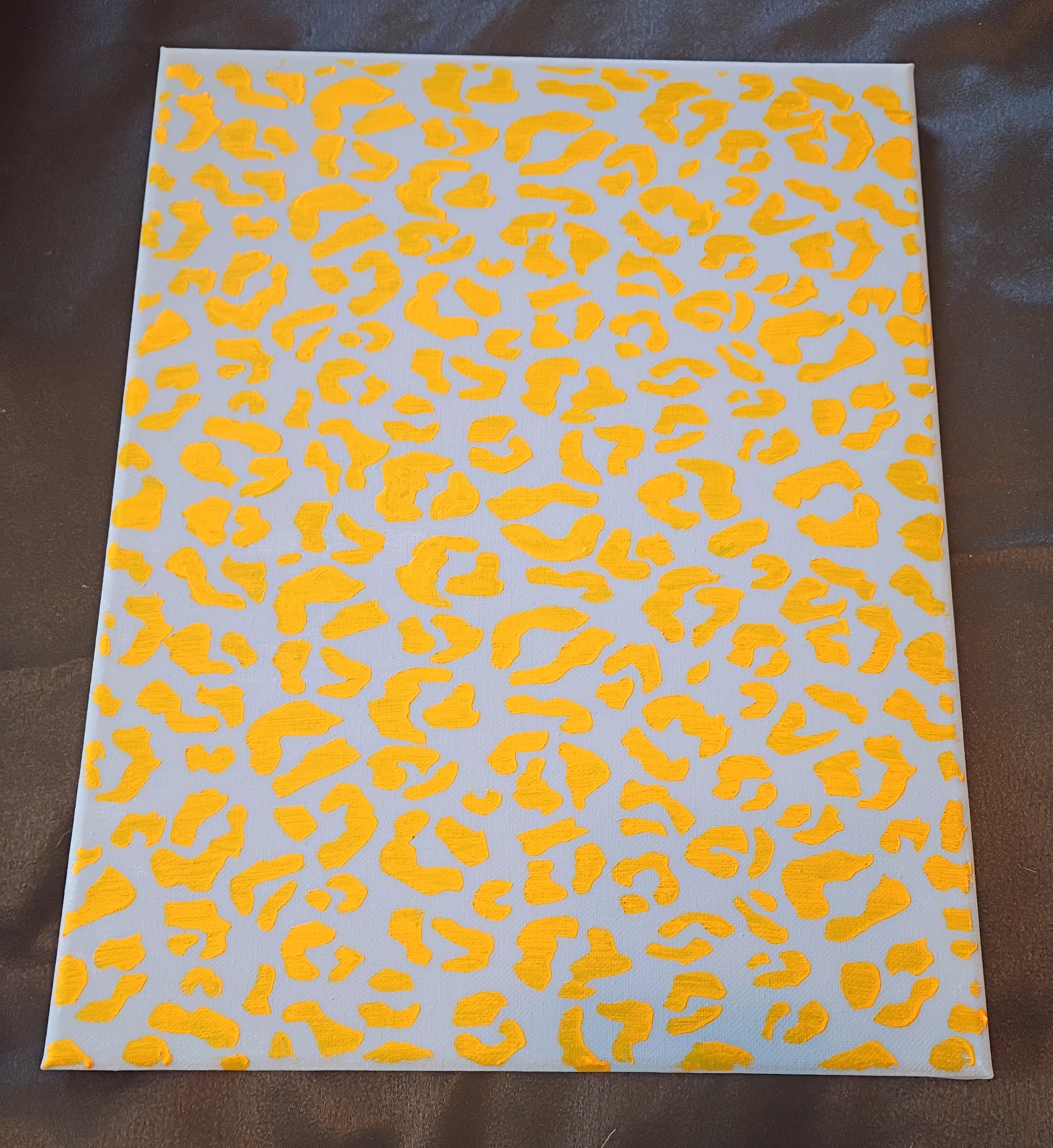 Golden Leopard Canvas Painting
