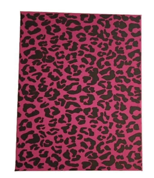 Pink Leopard Print Canvas Wall Art – Bold Animal Print Painting