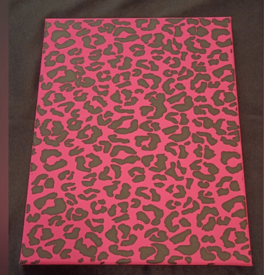 Pink Leopard Print Canvas Wall Art – Bold Animal Print Painting