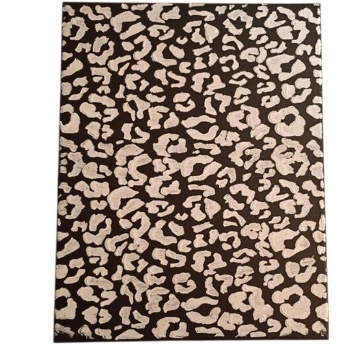Wild Luxe Leopard Print Canvas Wall Art | 11x14 Hand-Painted Original